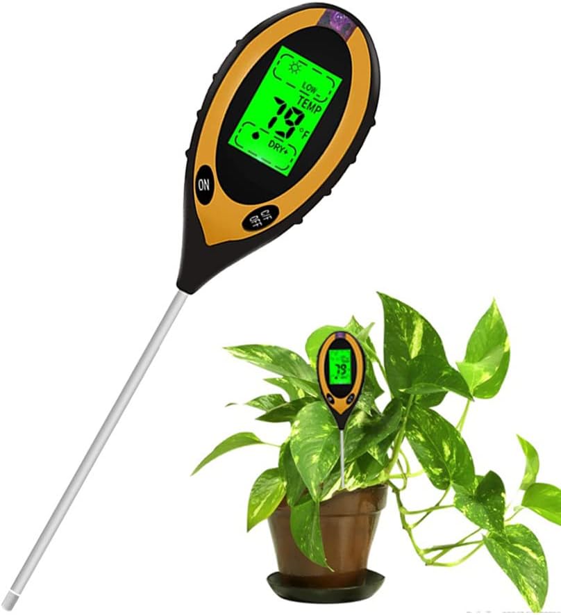 WANFEI Flower Care Soil Tester, Intelligent Plant Monitor Bluetooth 4