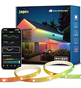 Lepro SW1 AI RGBICW Outdoor LED Strip Lights, Waterproof LED Lights, Work with Alexa and Google A...