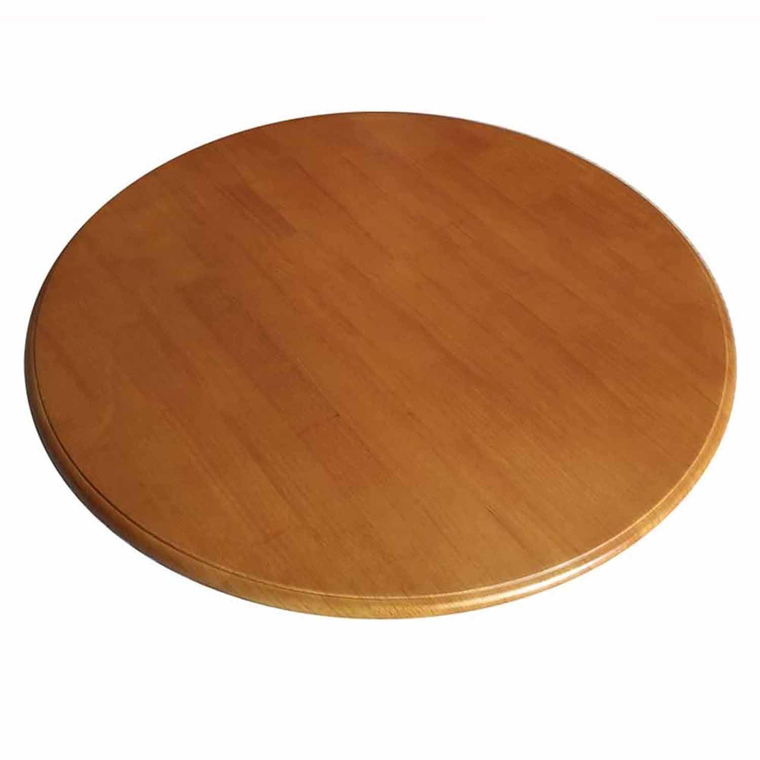 Decmiroor 32in 36in 40in Large Wood Lazy Susan Turntable 24in 28in Dining Table Serving Tray Rustic Rotating Serving Plate for Table Top Dish Revolving Share All Food(Tea,80 * 80cm)