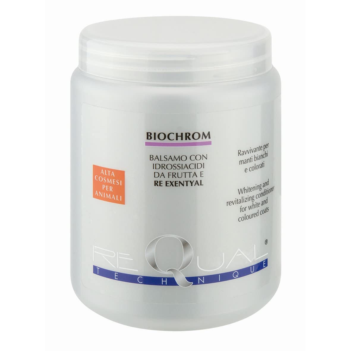 REQUAL BALSAMO CANI E GATTI RAVVIVANTE MANTI BIANCHI E COLORATI BIOCHROM 1000 ML