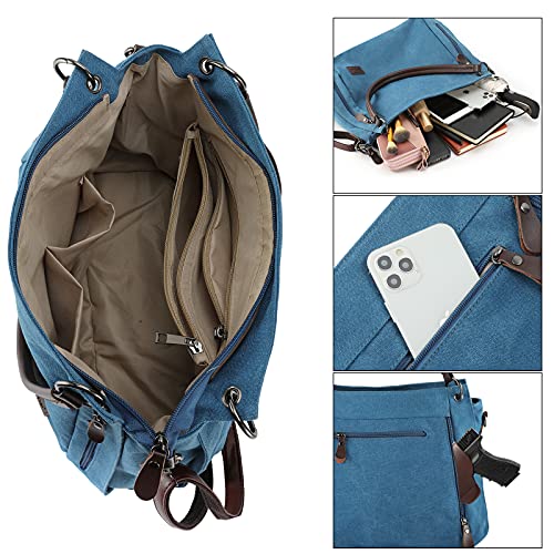 Concealed Carry Crossbody bag with removable pistol holster for women handbag Hobo purses Tote Bag3