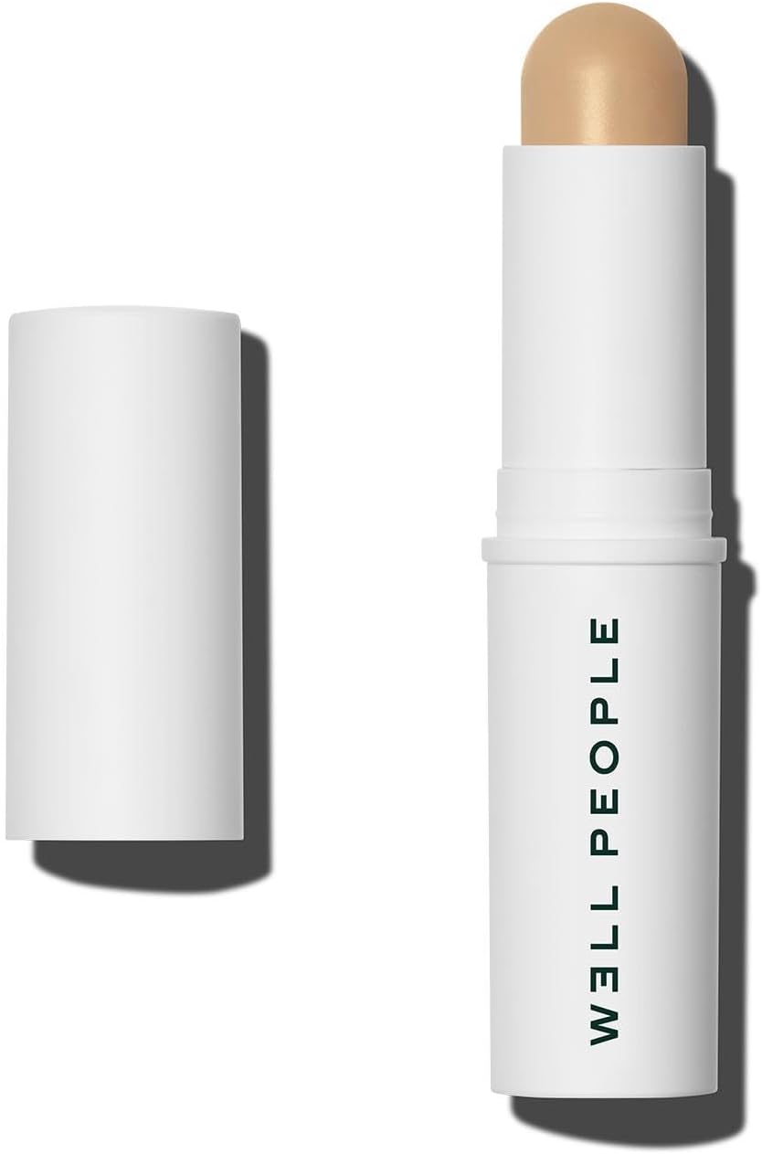 Well People Supernatural Complexion Stick Foundation + Concealer, Buildable, Light-to-Medium Coverage, Soft Matte Finish, Lightweight + Hydrating, Multi-Use, Vegan & Cruelty-Free, 18 Light Warm