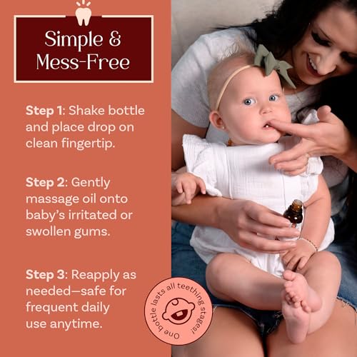 punkin butt teething oil for babies amber glass bottle with dropper natural teething relief for babies herbal infusion with chamomile clove amp peppermint daily use 1oz