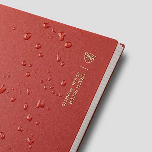 EMSHOI Graph Paper Spiral Notebook 5.7" x 8.22" - 4 Pack 640 Pages 100gsm Thick Grid Paper, A5 Graph Paper Notebook, Plastic Hardcover Journals for Writing Engineering Graphing Work School Supplies 2 51xCZP gnCL