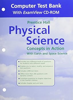 CD-ROM Physical Science: Concepts in Action Computer Test Bank 1st Ed 2004c Book