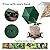 Jealoeur Bird Feeders for Outdoors Hanging Bird Feeder Wild Birds Seed, Green