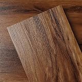 GreenFullHouse Vinyl Bodenbelag Lino Bodenbelag Selbstklebende Boden Peel und Stick Bodenfliesen 2.0mm dick wasserdicht für Wohnzimmer Schlafzimmer Badezimmer Küche(5.02㎡,Warmes Braun)