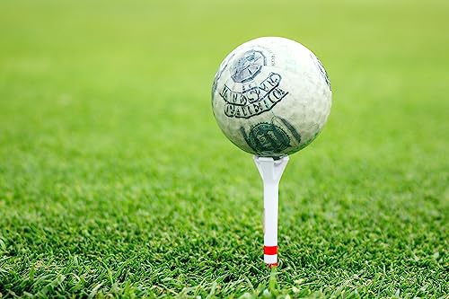 3 Pack $100 Dollar Bills Golf Balls - Ben Franklin Golf Ball Gift Set - 3 Money Novelty Golf Balls - Image 4