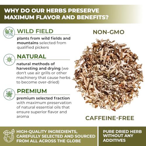 Image of 4 oz. Icelandic Moss Iceland Moss Herbal Tea (Cetraria Islandica) - 113g Herb Tea Liquen De Islandia