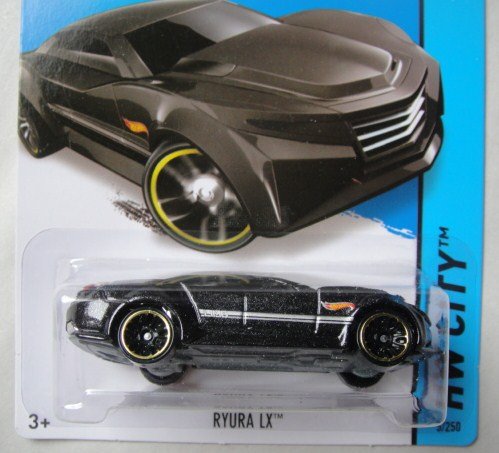 Amazon.com: Hot Wheels HW City, Black RYURA LX 5/250 : Toys