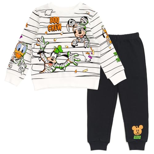 Image of Disney Holiday 2-Piece Fleece Sweatshirt and Pants Set for Baby & Kids