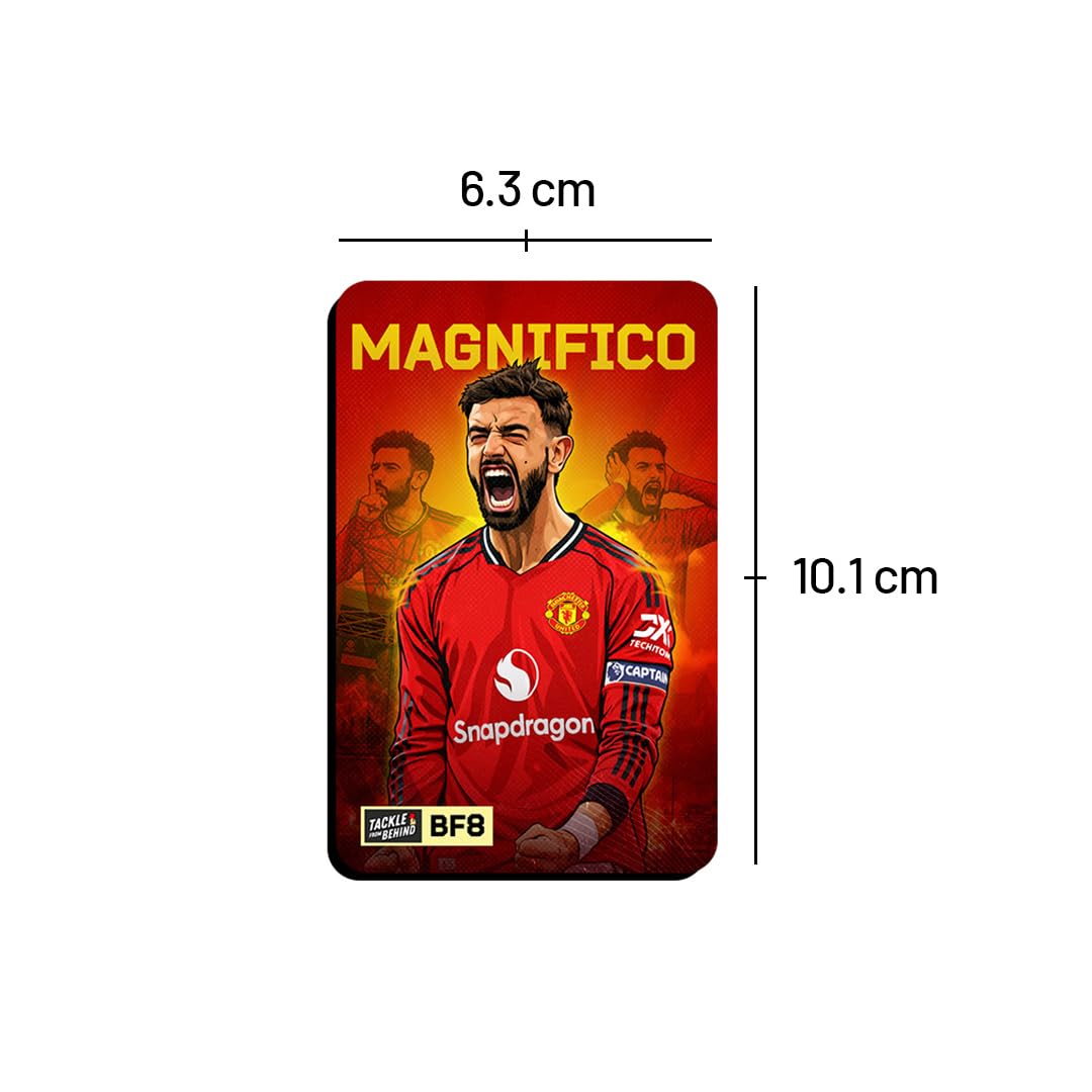 TACKLE FROM BEHIND Football Fridge Magnets (Bruno Fernandes) 1