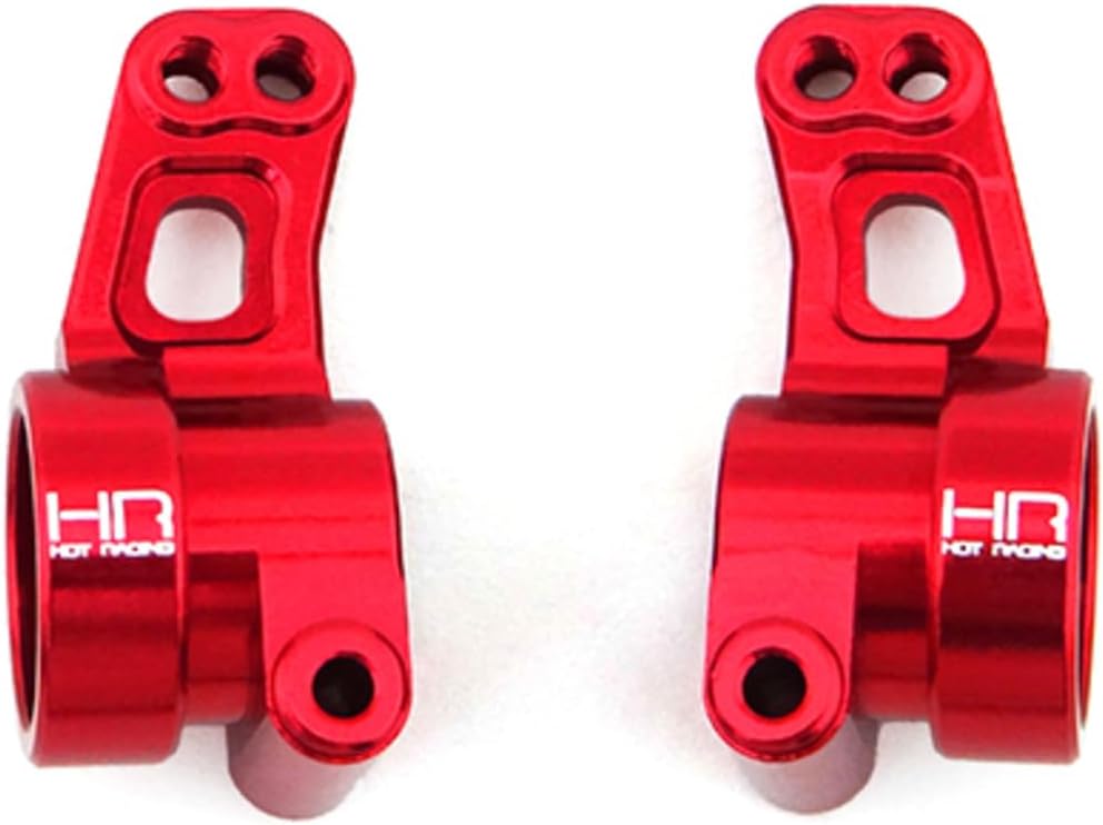 Hot Racing ARM2202 Aluminum Rear Hubs (Red) - Arrma 2WD