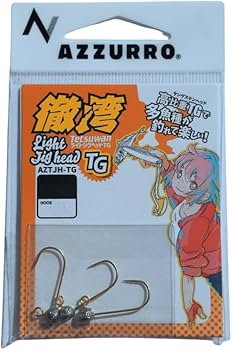 Amazon.co.jp: アズーロ 徹湾ライトジグヘッドTG 0.4g-#6(太