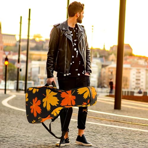 JRHEJTHH Housse de guitare acoustique imperméable et pliable avec bandoulière réglable pour guitare acoustique de 101,6 cm, 104,4 cm, 106,7 cm, rembourrage épais, motif citrouille brûlée d’Halloween, - Les Beatles, Paul McCartney, John Lennon, RIngo Starr, George Harrison JRHEJTHH Housse de guitare acoustique imperméable et pliable avec bandoulière réglable pour guitare acoustique de 101,6 cm, 104,4 cm, 106,7 cm, rembourrage épais, motif citrouille brûlée d'Halloween, – Image 7
