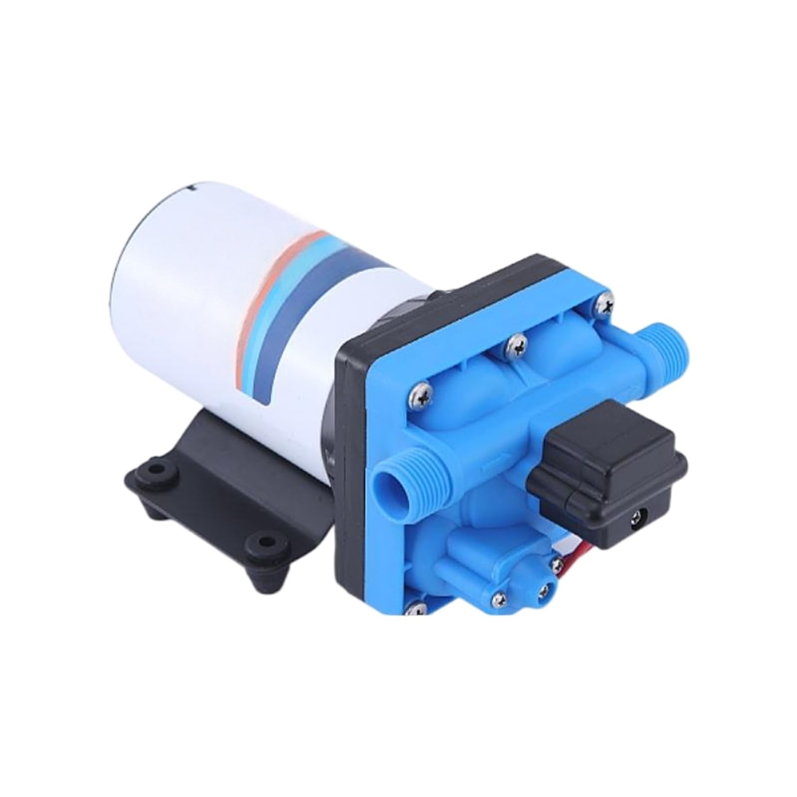 15L Silent RV Water Pump 12V/24V DC Electric Booster High-Pressure Diaphragm Fresh for Yachts Diaphragm Pump(12V)