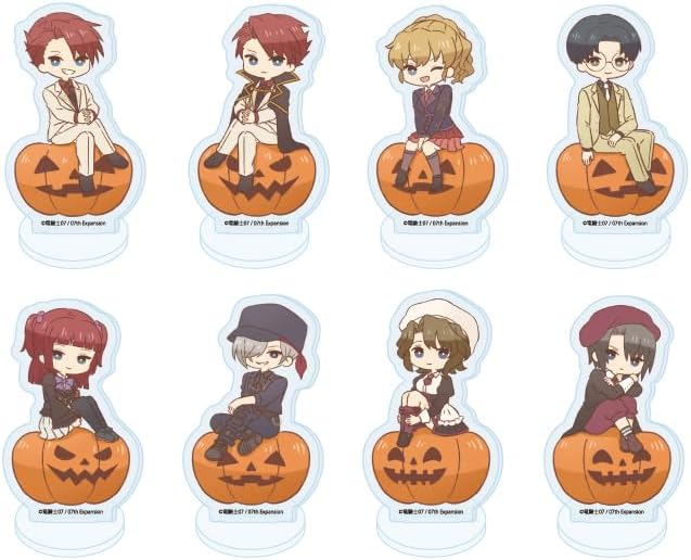 Uminekko no Koko 16 Halloween Version, Retro Art Illustration, Acrylic Petite Stand, Complete Set, Box of 8
