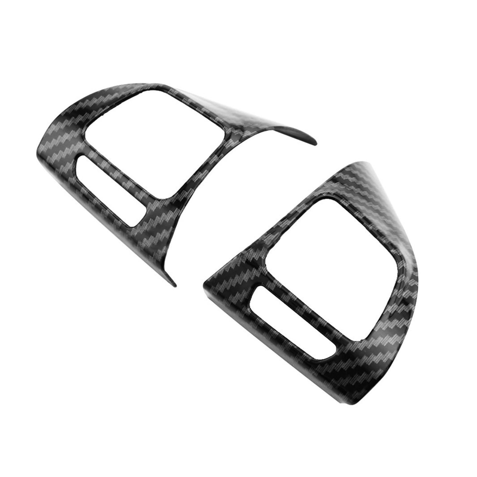 for VW for Golf for MK6 for Passat for B7 for CC for EOS for TIGUAN for Jetta for Sharan Sticker Molding Garnish Steering Wheel Panel Trim Cover Interior(Carbon Fiber)