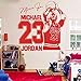 Michael Jordan Calcomanía De Pared Deportes Baloncesto Decoración Del Hogar 23 Bull Art Vinilo Calcomanía De Pared Calcomanía Habitación De Niño Decoración De Habitación De Niños 114X118Cm