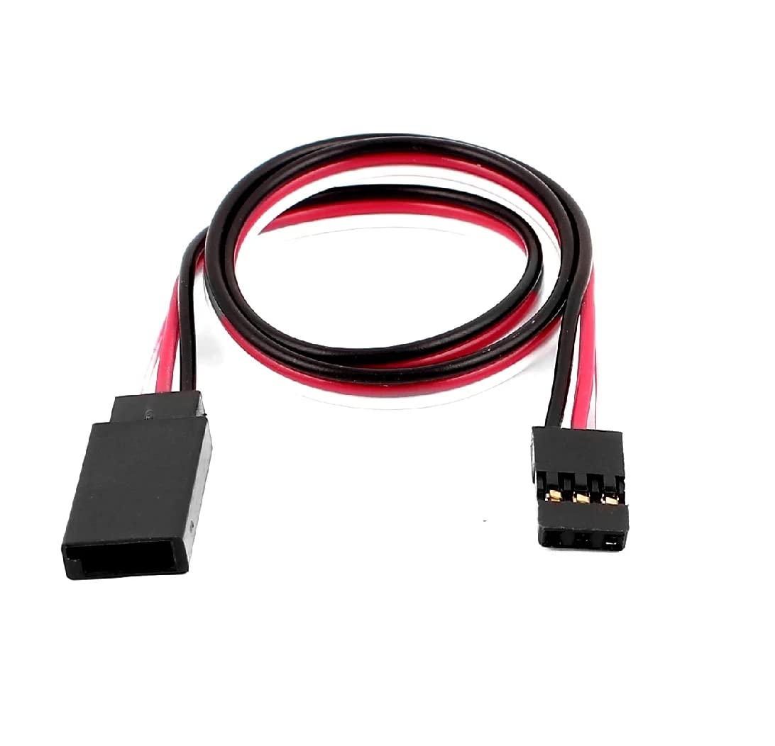 SafeConnect Flat 30CM Servo Lead Extension (Futaba) Cable-image-15