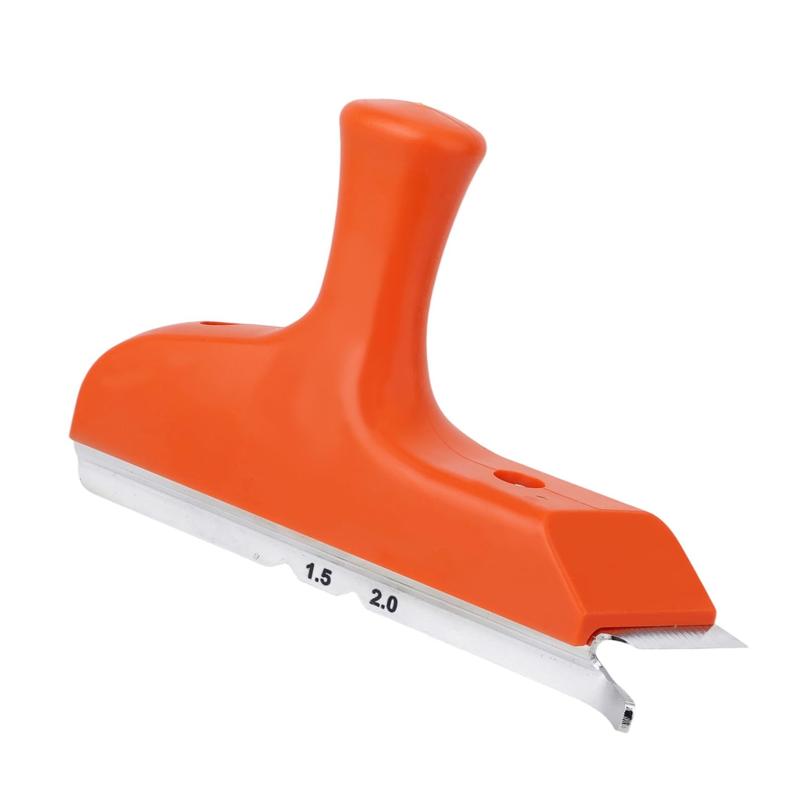 Recortadora Cantos con Hoja Acero Inoxidable y Mango Ergonómico, Herramienta para Trabajar Madera para Desbarbar Cepillar Corregir Cantos Madera Chapa PVC ABS en Superficies Rectas y Curvas
