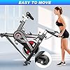 YONKFUL-Exercise-Bike-Belt-Drive-Indoor-Cycling-Bike-Adjustable-Stationary-Bicycle-Home-Gym-Bike-for-Workout-Cardio-Bikes-with-Tablet-Holder-and-Comfy-Seat-Cushion YONKFUL Exercise Bike Belt Drive Indoor Cycling Bike Adjustable Stationary Bicycle Home Gym Bike for Workout Cardio Bikes with Tablet Holder and Comfy Seat Cushion