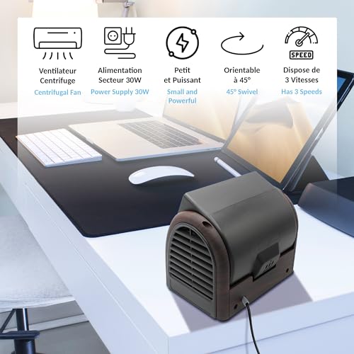 Ventilatore da Tavolo, Piccolo Potente senza pale