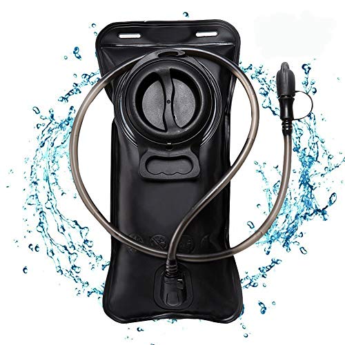 Artisanates Hydration Bladder, 2 Liter Leak Proof Water Reservoir, BPA Free Water Storage Bladder Bag, Hydration Backpack Replacement for Outdoor Hiking Camping Running Cycling