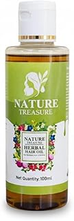 NATURE TREASURE Herbal Hair Oil for Hair Growth, Anti-Hair Fall, Scalp Nourishment (HERBAL OIL 100ML)-picture-32