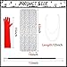 POEWAUVE Halloween Costume Women Accessories Set-1920s Costume Cosplay Shawl,Red Gloves,Necklace Accessories for Adult No Wig