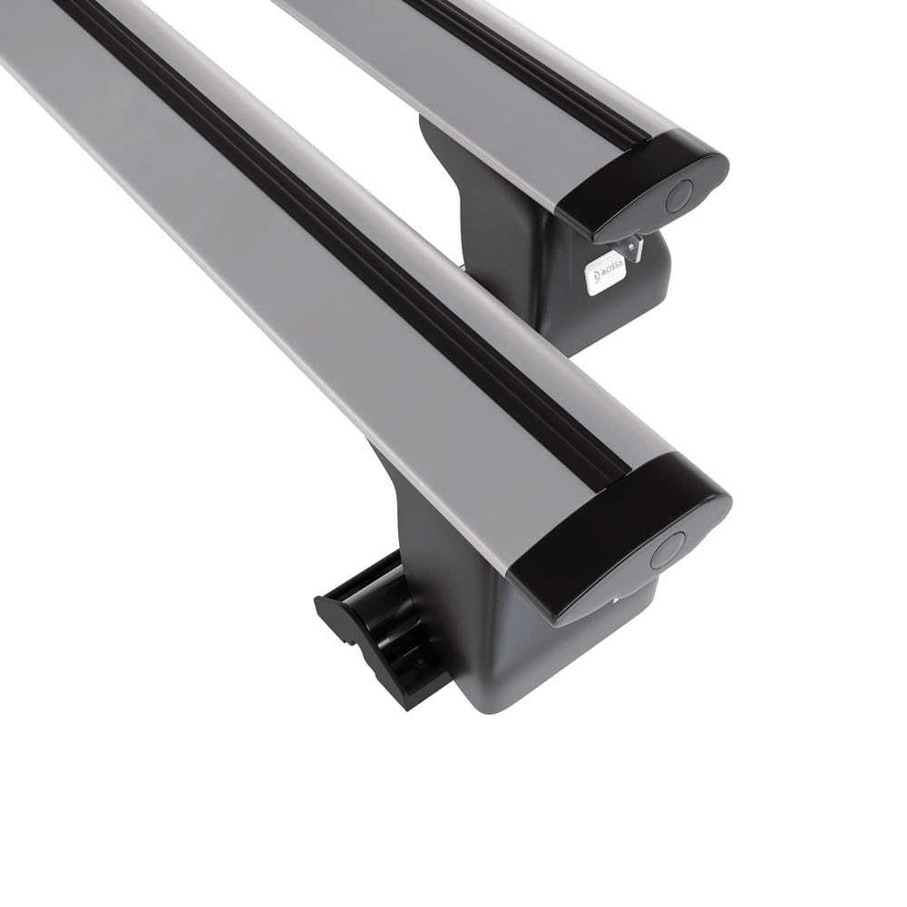 Mossa Portaequipajes de Techo adecuadas para Peugeot Expert III Furgoneta (2016- ) - baca para Coche - Barras para Techo de Coche - Aluminio Plata - Puntos de Montaje 2