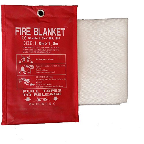 Preisvergleich Produktbild Neue 1MX1M Notfall Überleben Feuerschutz Feuerlöscher Zelt