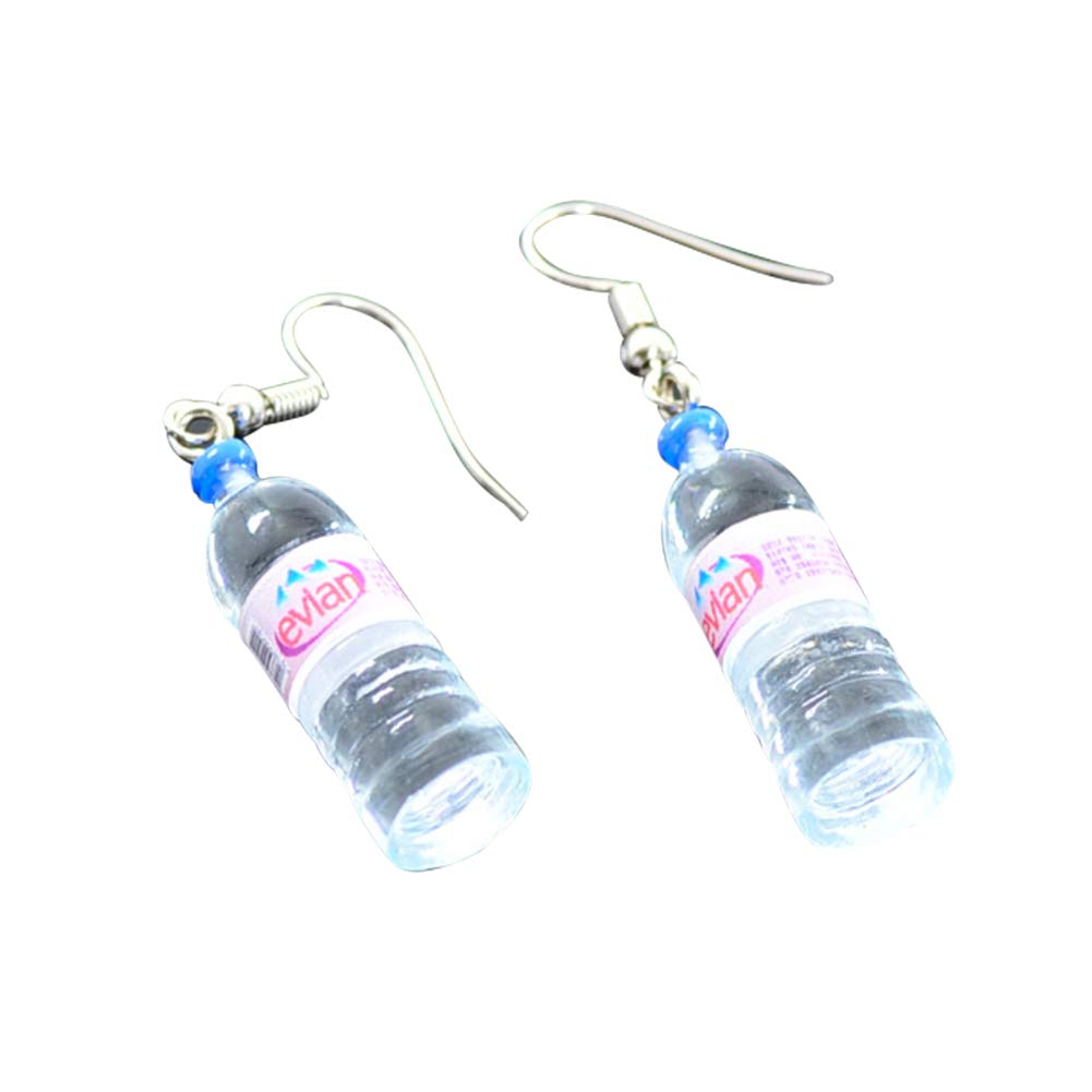 Ulofpcwomen Bohemian Water Bottle Pendant Earrings Drop Creative