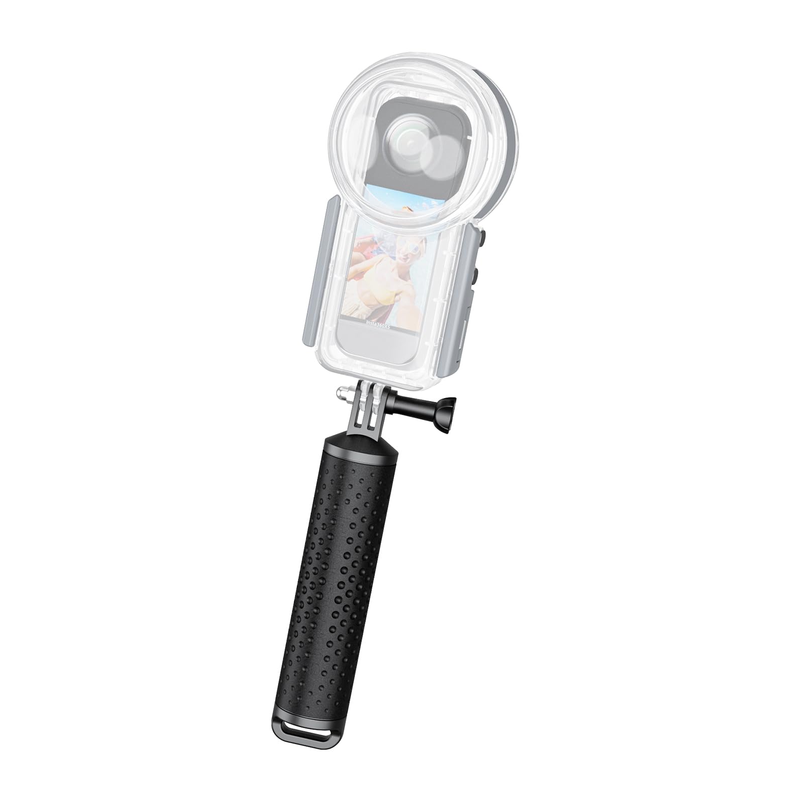Sea frogs Boîtier de protection étanche pour Insta360 X5, boîtier de plongée de 50 m, revêtement antireflet, matériau PC résistant aux chocs, avec socle en forme de Y (OPT-360X5 set 1)