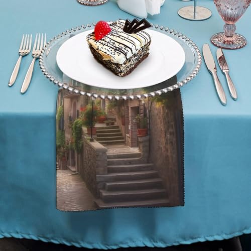 Servilletas de Tela Cuadradas de 18.7 in - Pack de 4 miniatura 4