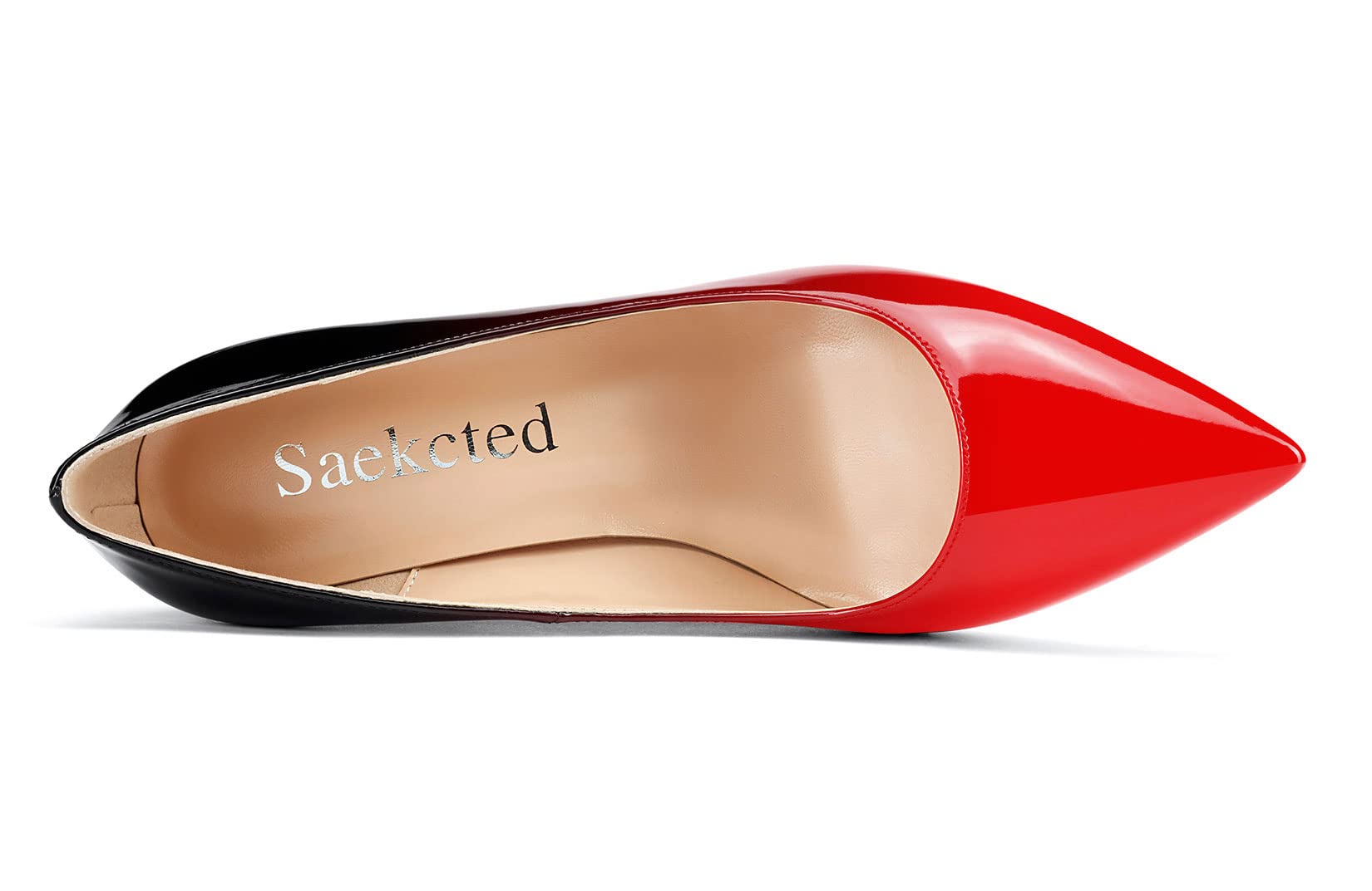 Saekcted Tacón Alto para Mujer Zapatos Noche Punta Puntiaguada Tacón 10 CM High Heels Pumps