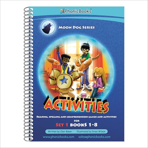 Image of Moon Dogs Set 1 USA workbook: Photocopiable Activities Accompanying Moon Dogs Set 1 Books for Older Readers (Alphabet at CVC Level) (Phonic Books Catch-Up Decodable Readers)