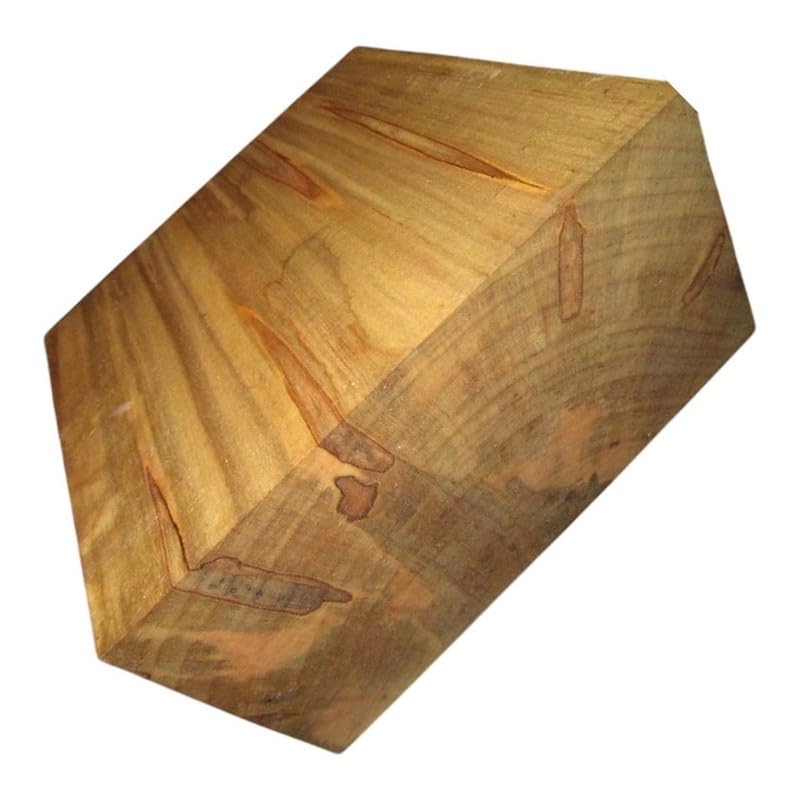 HITY MOTOR Ambrosia Maple Bowl Blanks Lathe Turning Block Lumber Wood 8" X 8" X 4"