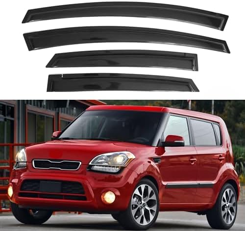Smoke Tint Moon Sun Roof Deflector Rain Visor 880mm 34.6" For - Foto 6