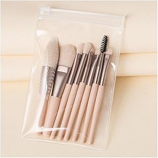 Juego de brochas de maquillaje de viaje, 8 pi...