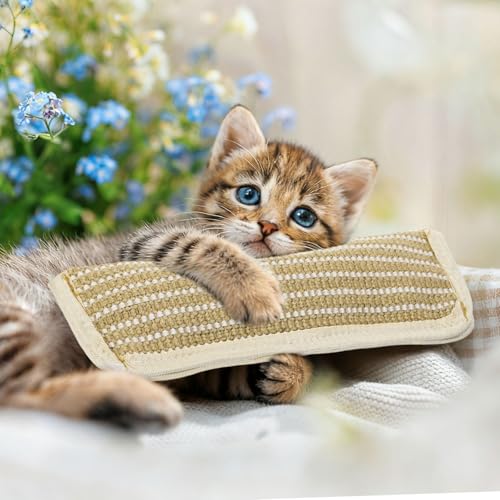 Griffoir pour chat 9,4 x 34 cm interactif pour protéger les meubles du salon - 7