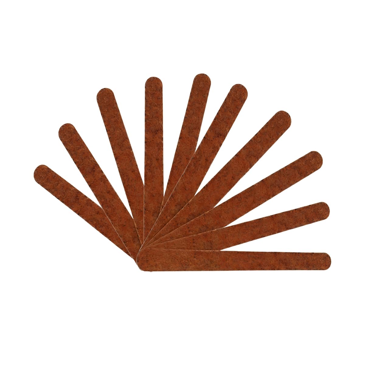 Amazon Basics Double Sided Nail Files Emery Boards for Natural Nails, Nail Care, Home and Salon Use, Pedicure, 50 Count, Brown