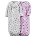 Carters Baby Girl 2-pack Sleeper Gowns (One Size, Purple)