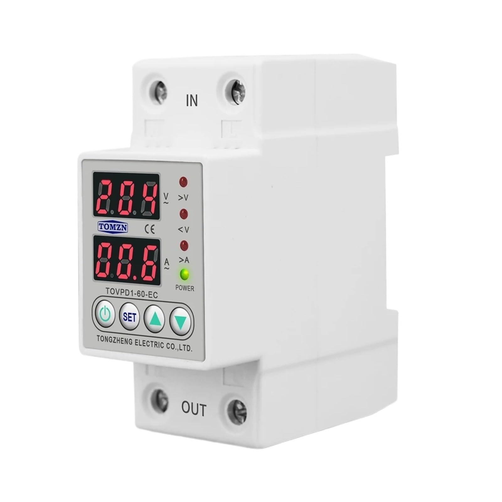 40 A, 63 A, 80 A, 220 V, 230 V, 220 V, 230 V, regulowany przekaźnik ochronny, podwójny wyświetlacz