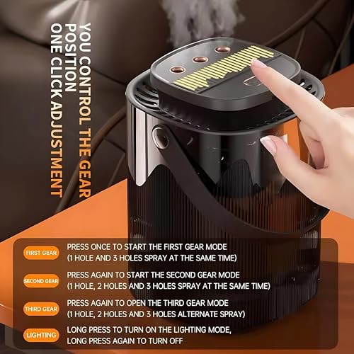 Humidificateurs 4 modes à grande capacité 3L et triple buse - 5