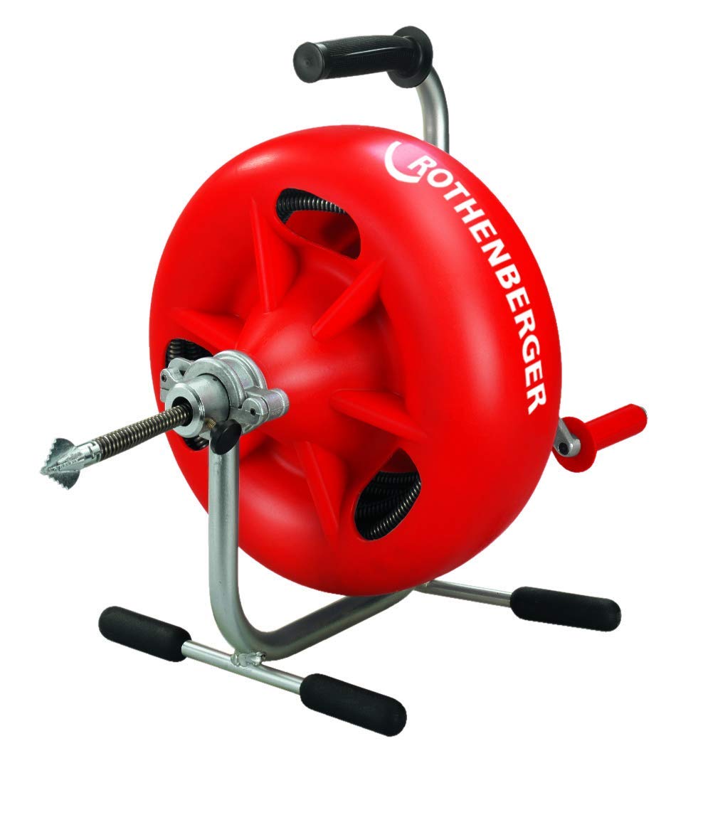 Rothenberger 72003 Manual Spiral Drain Cleaner, Type 3S, 13mmx15m