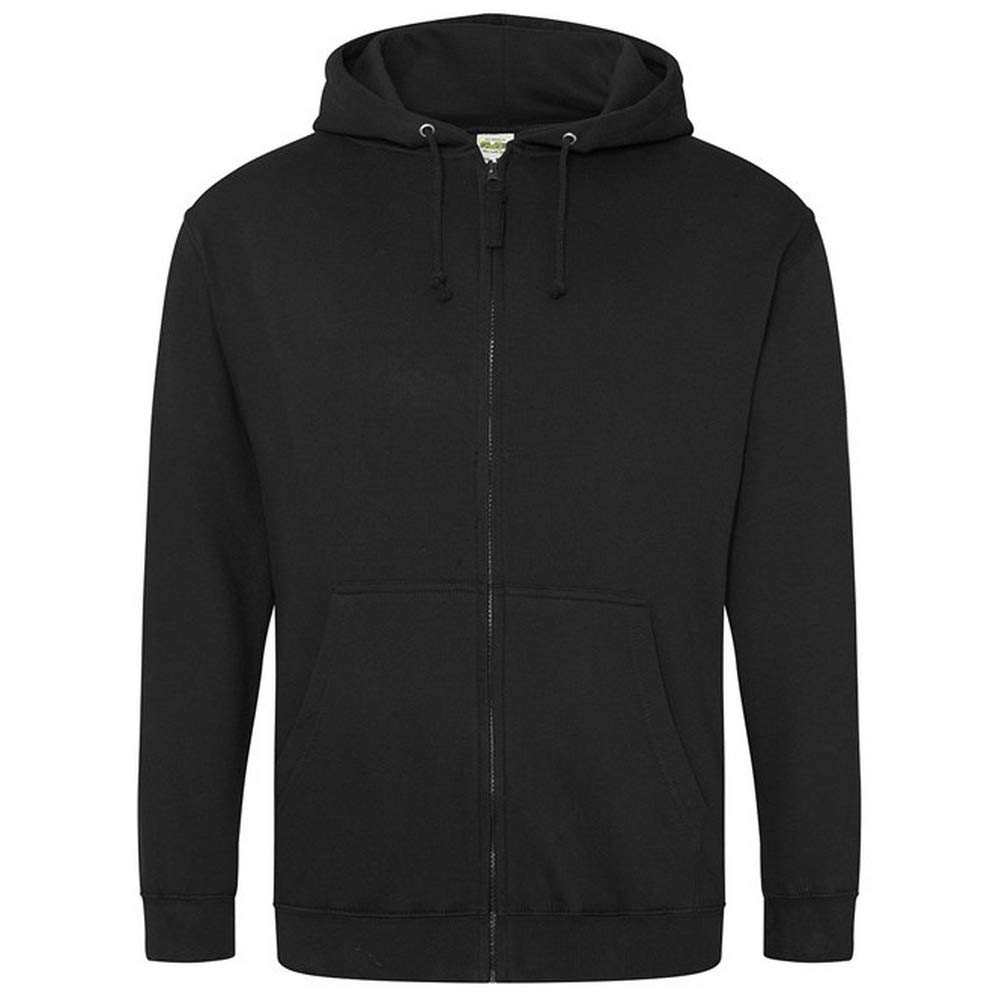 AWDis Just Hoods JH050 Unisex Zoodie - Deep Black - 2XL