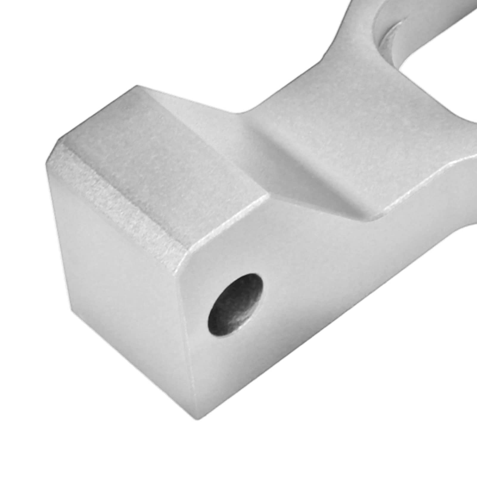 Kit de Descenso Delantero ATV, Akozon Aleación de Aluminio Caída de 3,5 Pulgadas Kit de Descenso Delantero Ajustable para 660 660R YFM660R 2001-2005(Plata)