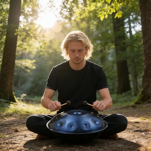 Handpan Azul Premium Artesanal 10 Notas miniatura 1