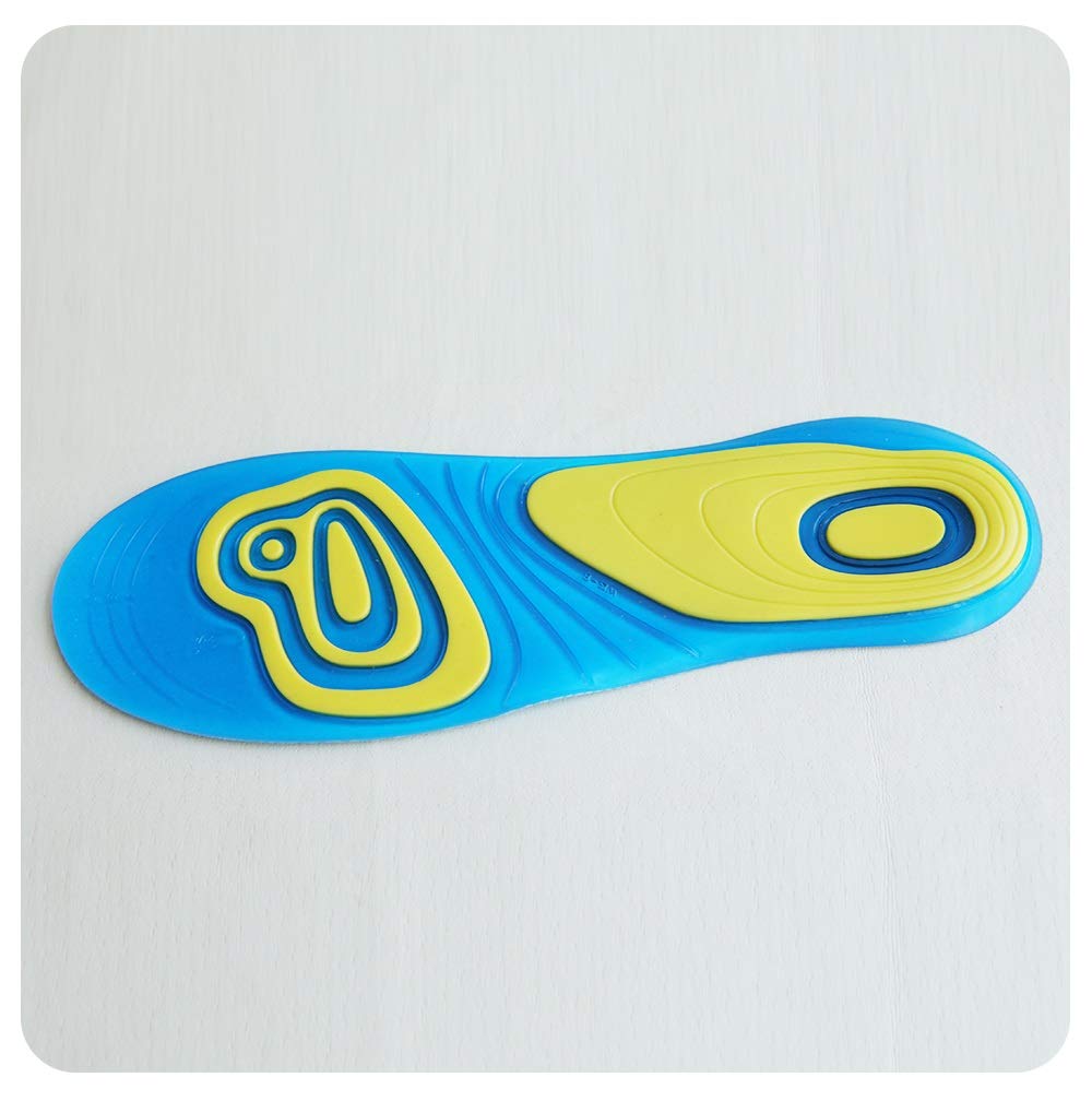 Silicone Gel Orthotic Insoles for Shoes Unisex Shock Absorption Shoe Inserts Pad Care for Heel Foot Plantar Fasciitis (Size : 275mm) (275mm)